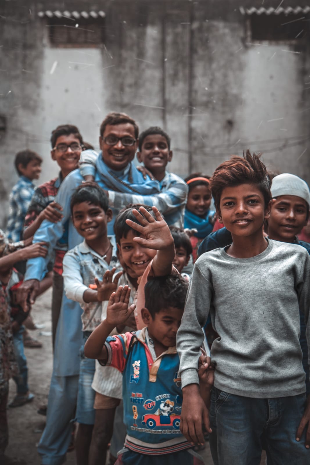 Community members supported by Street Tours India
